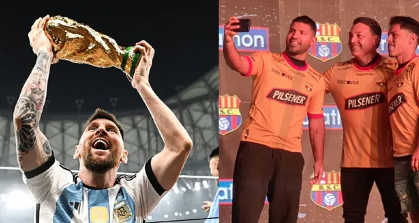 El Kun Agüero confesó lo que hará Lionel Messi cuando lo vea con la de Barcelona SC