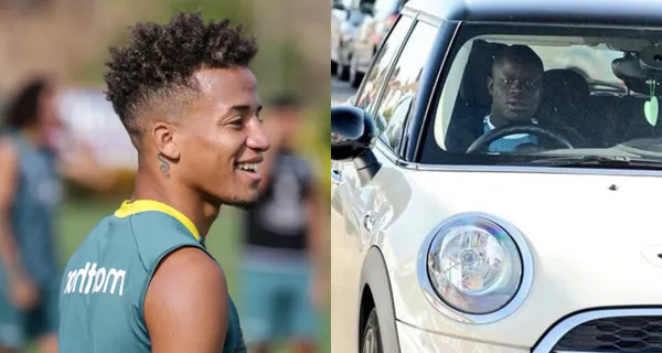 El lateral de Barcelona SC posó junto a sus dos autos, uno blanco y uno negro