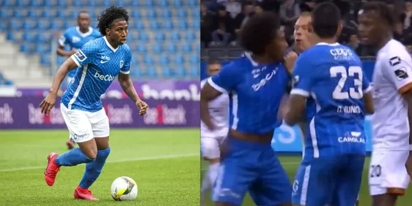 El lateral derecho de la Selección Ecuatoriana se fue a las manos en su equipo el GENK