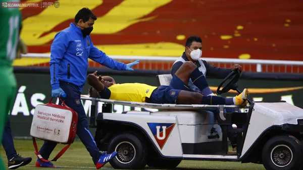 El lateral ecuatoriano es duda ante el Valencia por la Liga Española