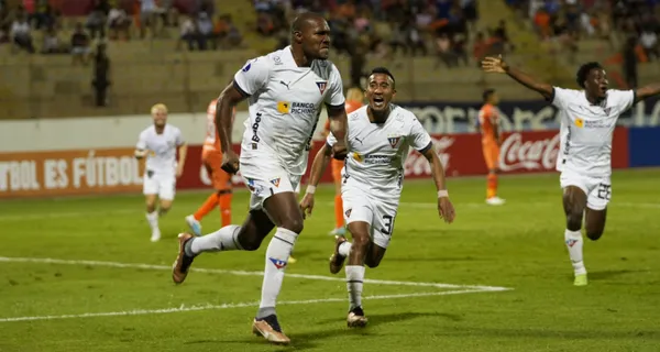 El lugar donde apareció Juan Luis Anangonó mientras Liga de Quito goleaba