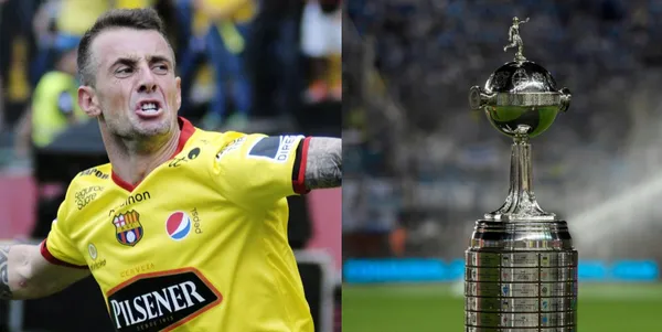 El lugar donde captaron a Damián Díaz, mientras se jugaba la final de la Copa Libertadores