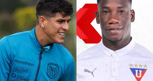 El mismo año que Liga de Quito fichó a Luis Caicedo, Piero Hincapié era campeón de la Libertadores con IDV