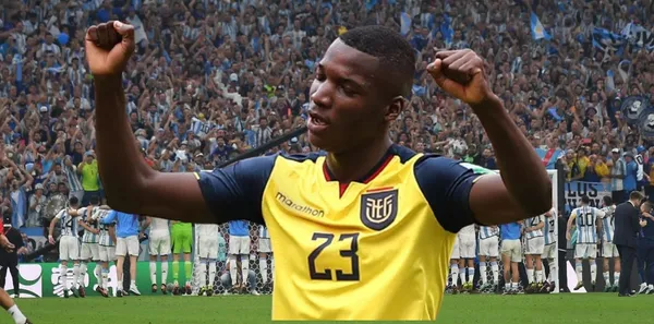 El ninguneo de la hinchada argetina a Moisés Caicedo