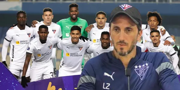 El once de Luis Zubeldía para clasificarse a semifinales con Liga de Quito