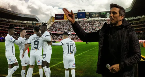 El once titular de Liga de Quito contra El Nacional