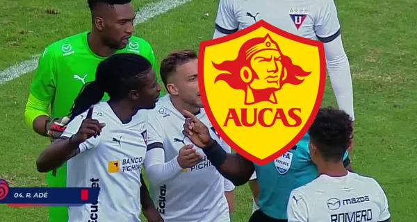 El partido de la Serie Pacífico entre Liga de Quito y Aucas por poco termina en riña