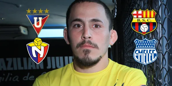 El peleador ecuatoriano apareció en una foto que nadie había visto antes