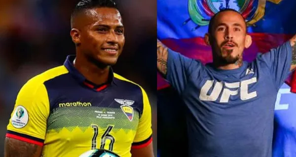 El peleador de la UFC dejó un mensaje para el ecuatoriano en su cuenta de Twitter