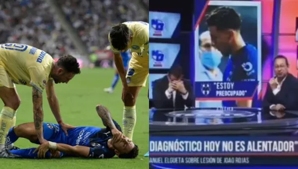 El periodista habló sobre la lesión de Joao Rojas y se quebró en plena transmisión en vivo