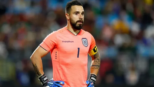El portero de la Selección Ecuatoriana ni siquiera apareció en la banca de suplentes