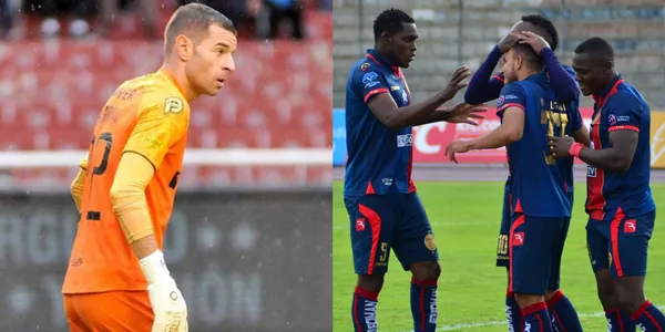 El portero, que es impecable en cada salida, falló esta vez y provocó que el equipo rival empate el partido