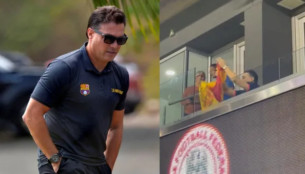 El presidente de Barcelona SC estuvo presente en el partido Ecuador vs. Nigeria y se robó el show