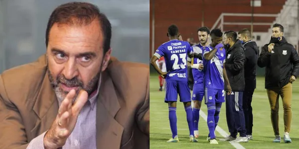 El presidente de Emelec no está contento con el rendimiento del equipo y habla de irresponsables que provocaron que no pelee arriba en la Liga PRO