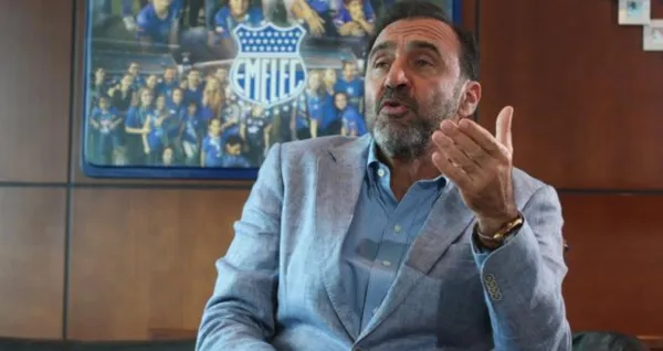 El presidente de Emelec se molestó por las polémicas generadas en el partido de Emelec contra Independiente del Valle y señaló lo que harán en los partidos que restan