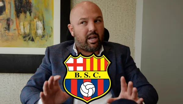 El presidente de la Liga Pro, Miguel Ángel Loor es hincha de Barcelona y encendió la polémica