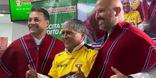 El presidente vitalicio del Mushuc Runa tiene la solución para la delantera de Barcelona SC