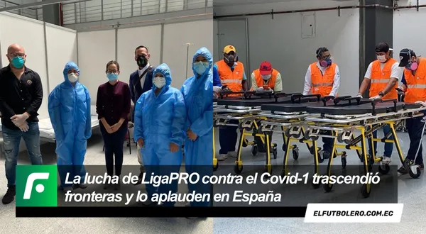 El reconocido medio AS realizó una reseña de la labor organizada por la LigaPRO, quienes habilitaron un Centro de Convenciones como hospital