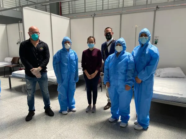 El reconocido medio AS realizó una reseña de la labor organizada por la LigaPRO, quienes habilitaron un Centro de Convenciones como hospital