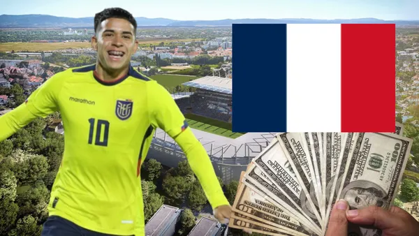 El salario que podría recibir Kendry Páez en Francia (Foto tomada de: Atlas/FEF/Wikipedia/Telemundo)