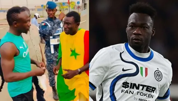 El senegalés le dio una lección de patriotismo a Felipe Caicedo