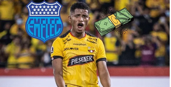 El sueldo probable de Perlaza en Emelec