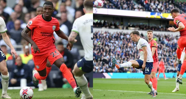 El Tottenham le robó al Brighton y esta imagen lo demuestra