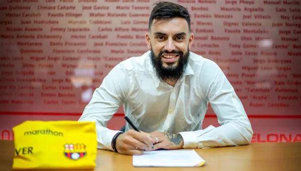 El uruguayo se fue de Barcelona debido a que con la llegada de Jhon Jairo Cifuente perdió espacio en la plantilla