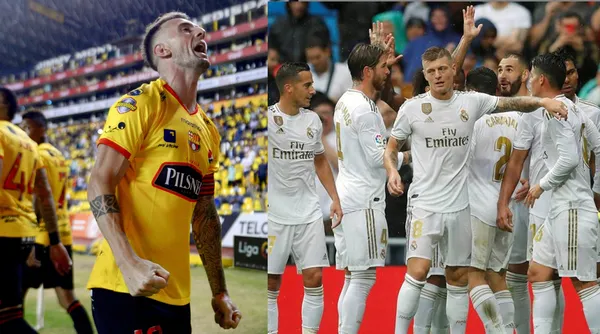 El volante de Barcelona SC se despachó con un golazo en la última práctica con el equipo