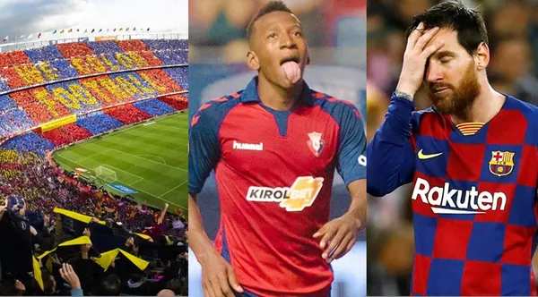 El volante ecuatoriano se mandó una gran jugada que terminó con el gol de Osasuna y que le quita la posibilidad de pelear el título al FC Barcelona