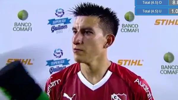 El volante aún no solucionan sus problemas con Independiente de Avellaneda