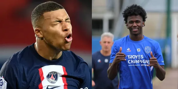 El zaguero central se vio perjudicado por la jugada de Kylian Mbappé