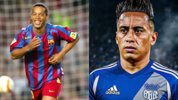 Emelec-Christian Cueva / Foto: Olé
