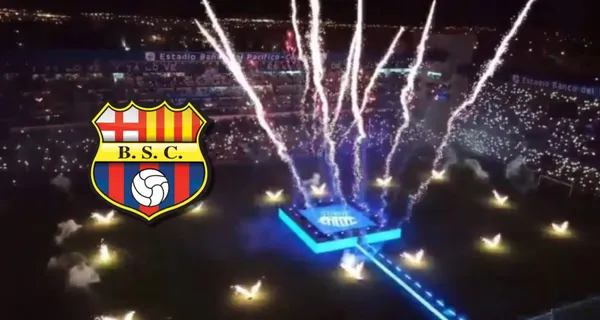 Emelec hizo una fiesta por todo lo alto, para intentar opacar a la Noche Amarilla de Barcelona SC