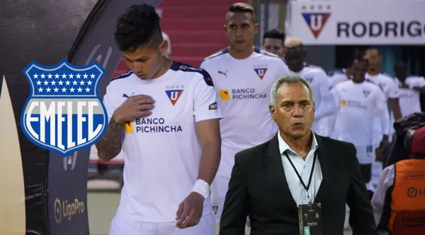 Emelec insiste ciegamente por este ex Liga Deportiva Universitaria de Quito.