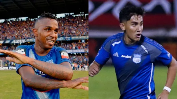 Emelec-Miller Bolaños-Tommy Chamba / Foto: Emelec