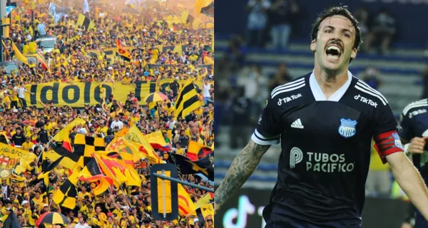 Emelec perdió contra Independiente del Valle por la cuenta de 3 a 1 y los hinchas de Barcelona SC aprovecharon para cargar al equipo rival