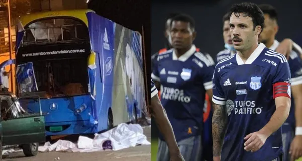Emelec se tenía mucha confianza y mandó a empapelar el bus donde iban a festejar el campeonato nacional. Al final apareció en la carretera con rumbo a guardarlo