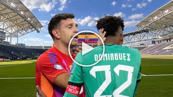 Emiliano Martínez, Alexander Domínguez. Foto tomada de: ESPN/La Tri