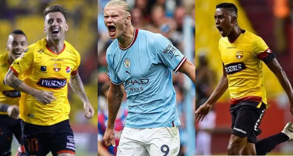 En Barcelona SC entrenan a tope para lo que será la final de Liga Pro, uno de los jugadores criticados sorprendió con un balazo, a lo Haaland, que se clavó en las redes