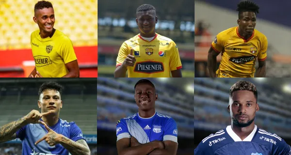 En cuestión de números, el ataque de Barcelona SC tiene un valor más alto en el mercado que de Emelec, pero no por muchoMientras el tridente de ataque de Emelec vale 2.3 MDD, lo que cuesta el de BSC