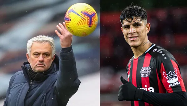 En dos ocasiones José Mourinho mostró su interés por Piero Hincapié, esta vez planea convencerlo