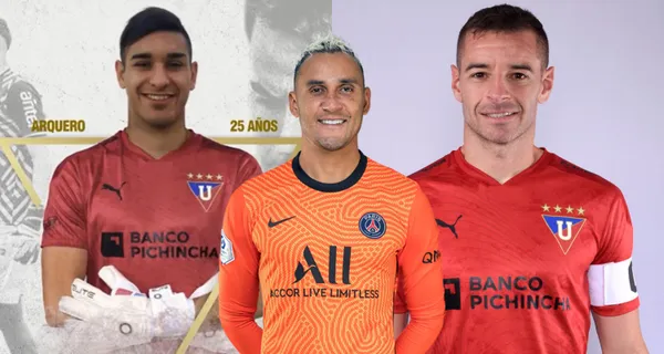 En el cotejo Liga de Quito ante Aucas, Gonzalo Falcón mantuvo su arco en cero con tres atajadas de crack