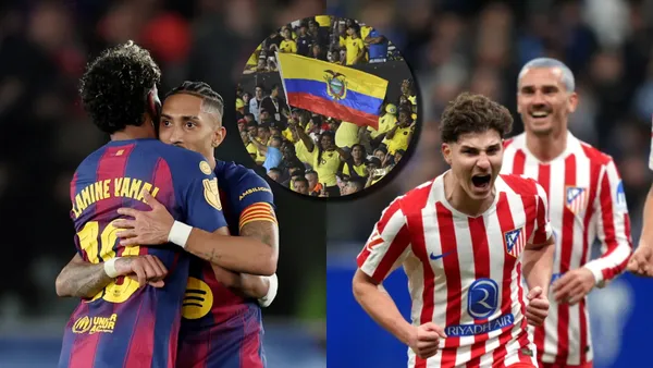En el FC Barcelona vs Atlético de Madrid, se escuchó una canción tradicional de Ecuador