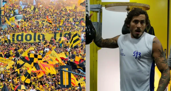 En el Monumental los hinchas de Barcelona SC le pusieron más atención a la pelea de Chito Vera que del partido ante Católica