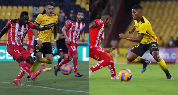 En el partido contra Técnico Universitario el jugador demostró que no da más en Barcelona SC