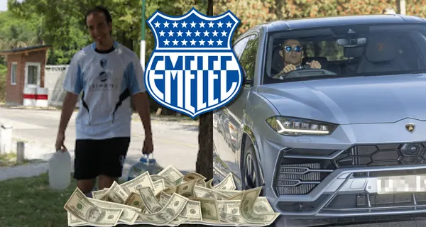 En Emelec arrancó pasando aguas a sus referentes, pero ahora es uno de los ecuatorianos más caros y tuvo un carro de lujo como los de Cristiano Ronaldo