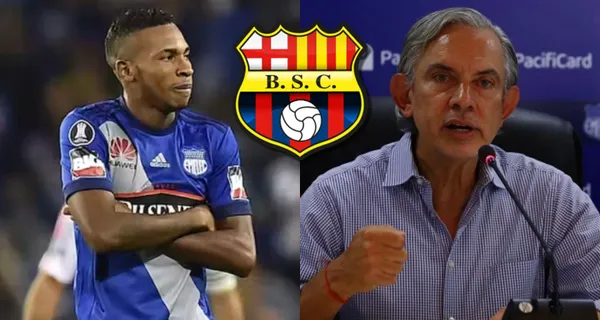 En Emelec se habló del tema de Ayrton Preciado, que ya que no tiene equipo suena para Barcelona SC