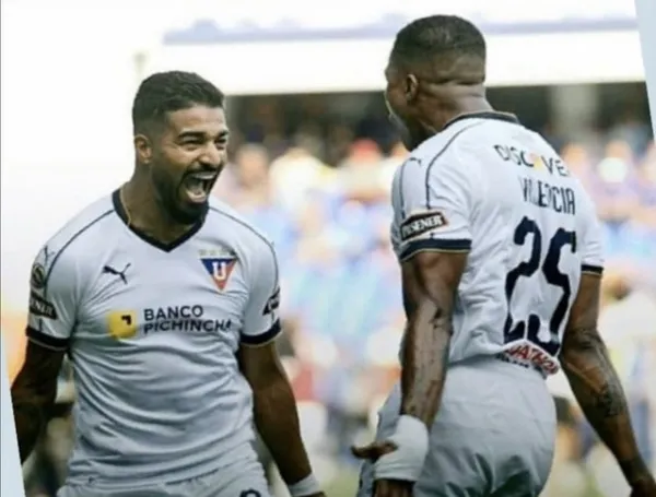 En la final de Copa Ecuador Valencia recibió insultos y Aguirre salió en su defensa