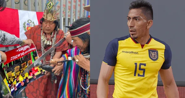 En las últimas horas circuló un video de un grupo de peruanos haciendo brujería a la selección ecuatoriana